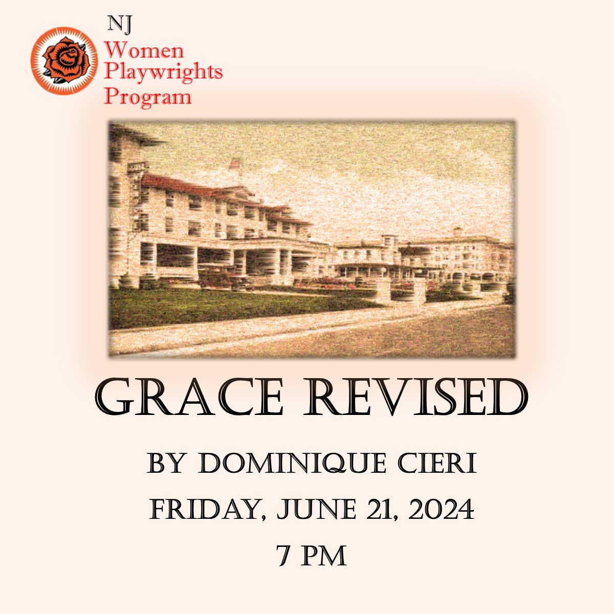 New Jersey Women Playwrights Program | Grace Revised by Dominique Cieri | Friday June 21 2024 | 7:00 pm